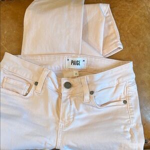 Paige Women's Pink Jeans Verdugo Crop